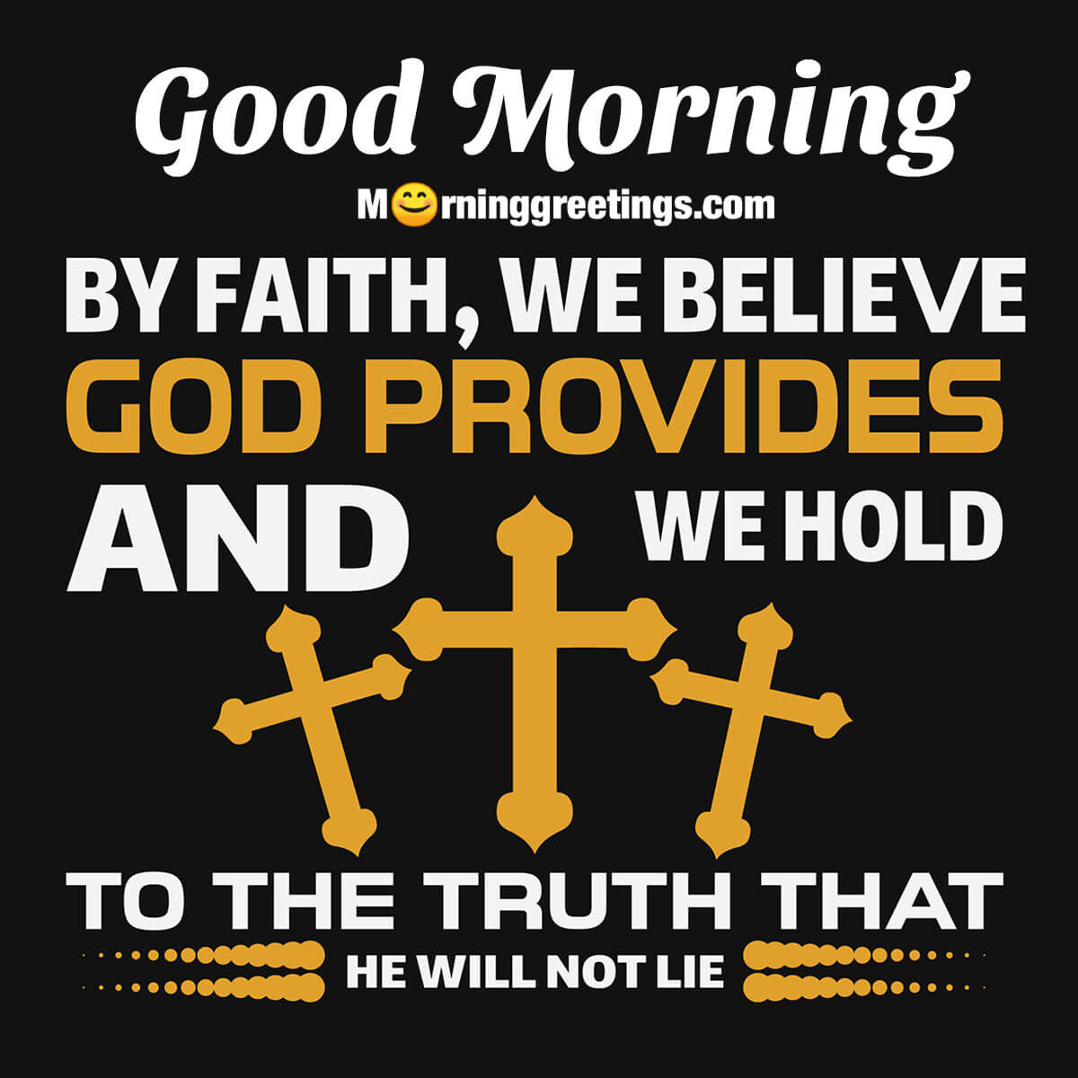 Good Morning Faith Quote