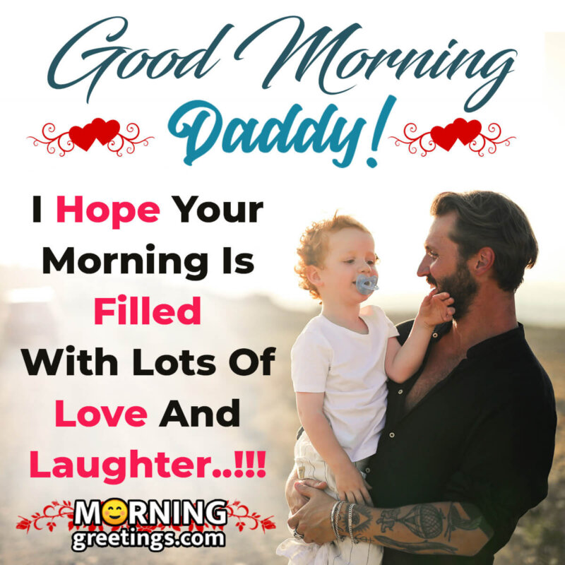 Good Morning Daddy Wish Image