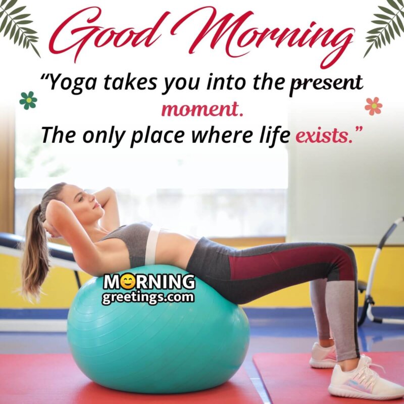 Good Morning Yoga Message