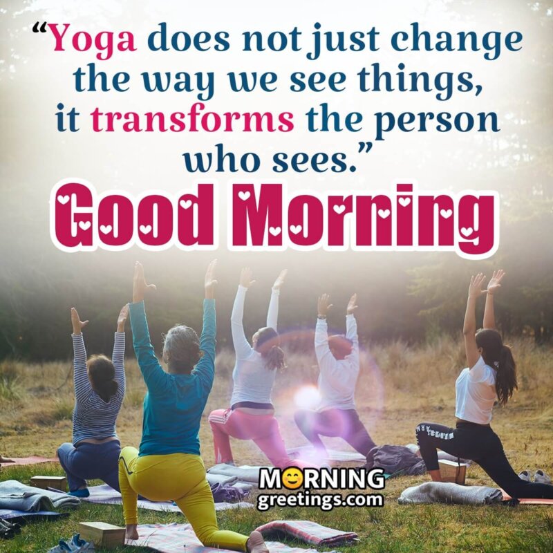 Good Morning Yoga Photo