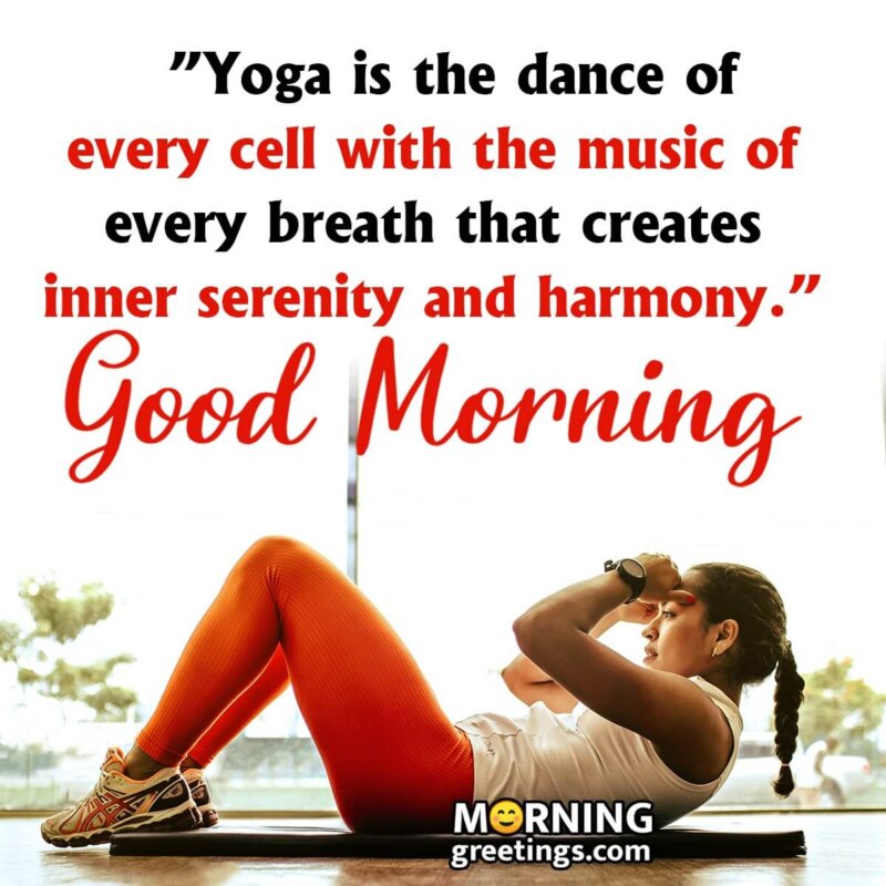 Good Morning Yoga Quote