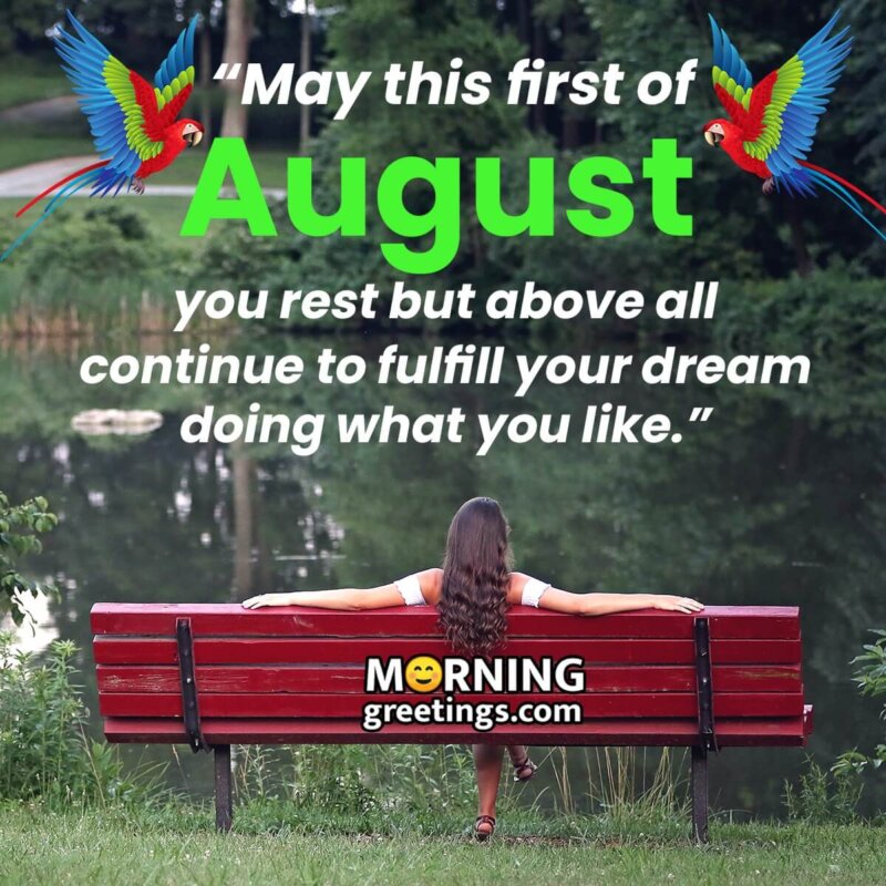 First Of August Message