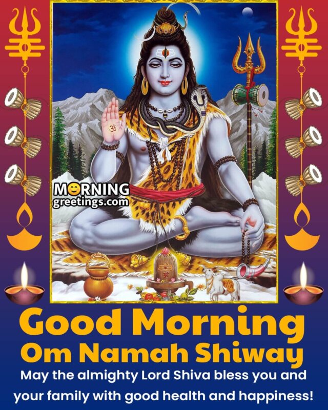 Good Morning Lord Shiva Bless You