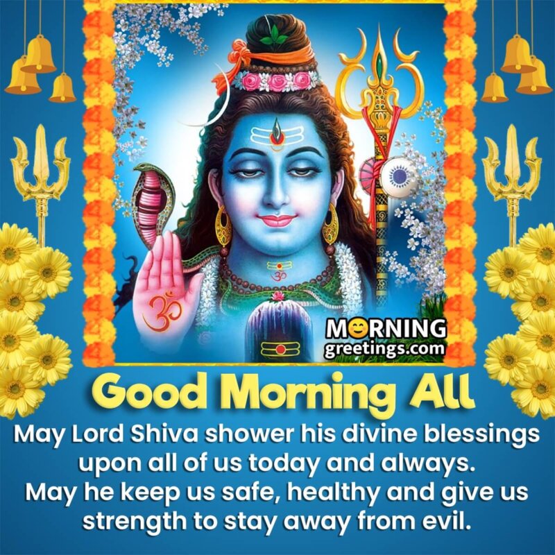 Good Morning Shiva Blessings