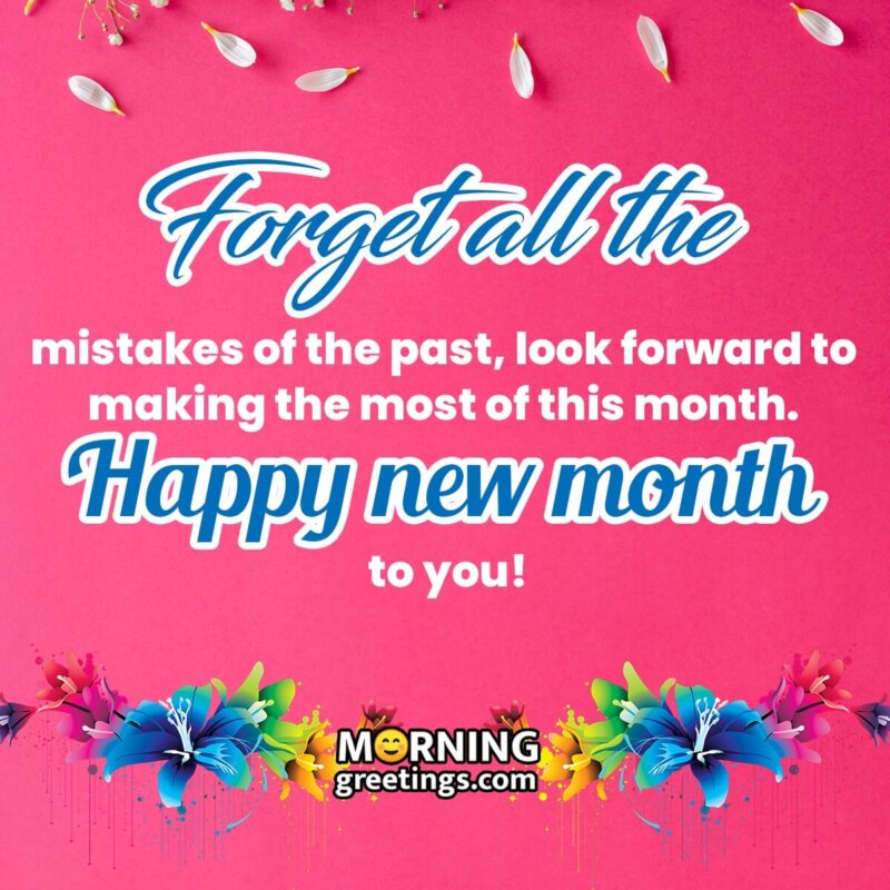 Happy New Month Messages