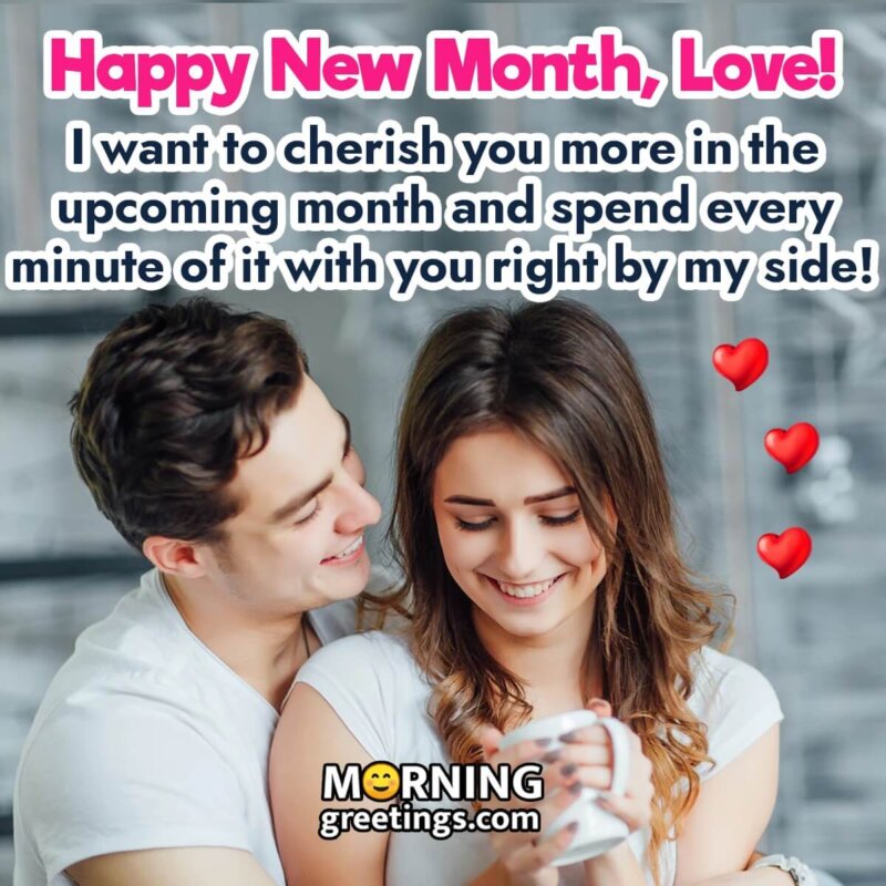 Happy New Month Wish For Love