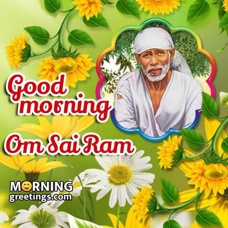 Good Morning Sai Baba Pic