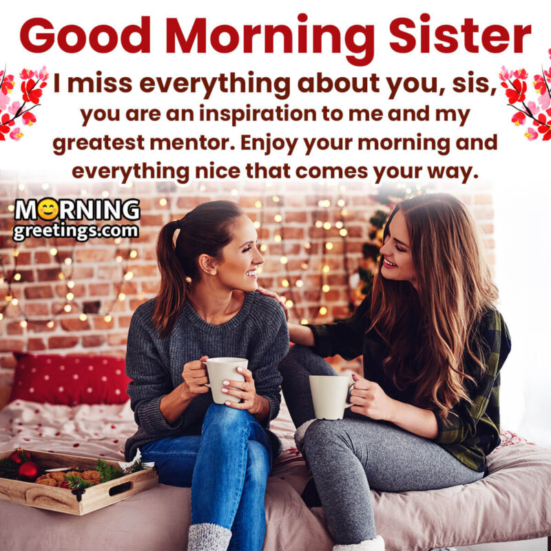 Good Morning Sister Wishes