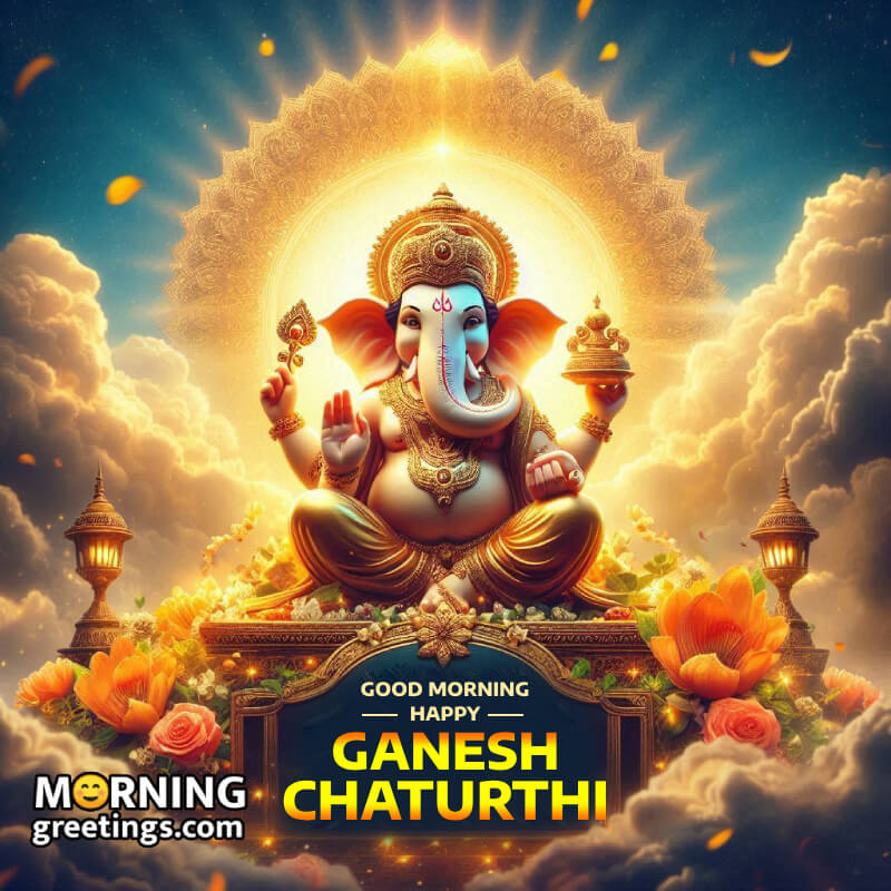 Happy Ganesh Chaturthi Blessed Morning Pic