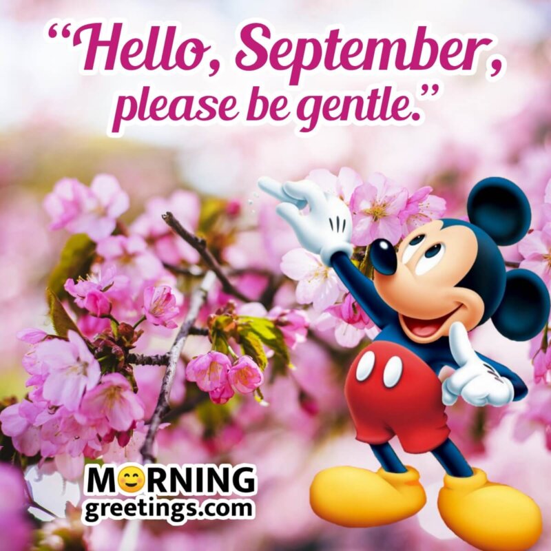 Hello September, Please Be Gentle
