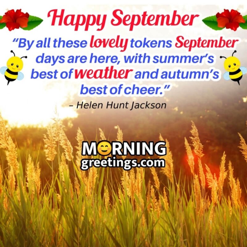 Lovely September Is Here