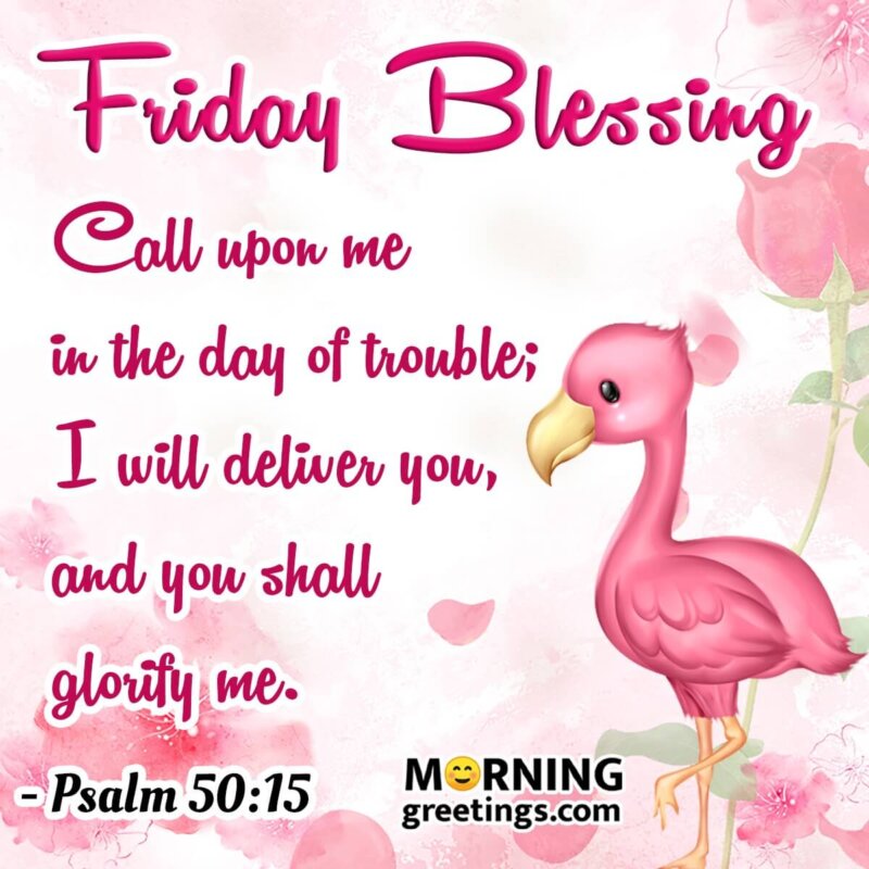 Friday Blessing Bible Verse
