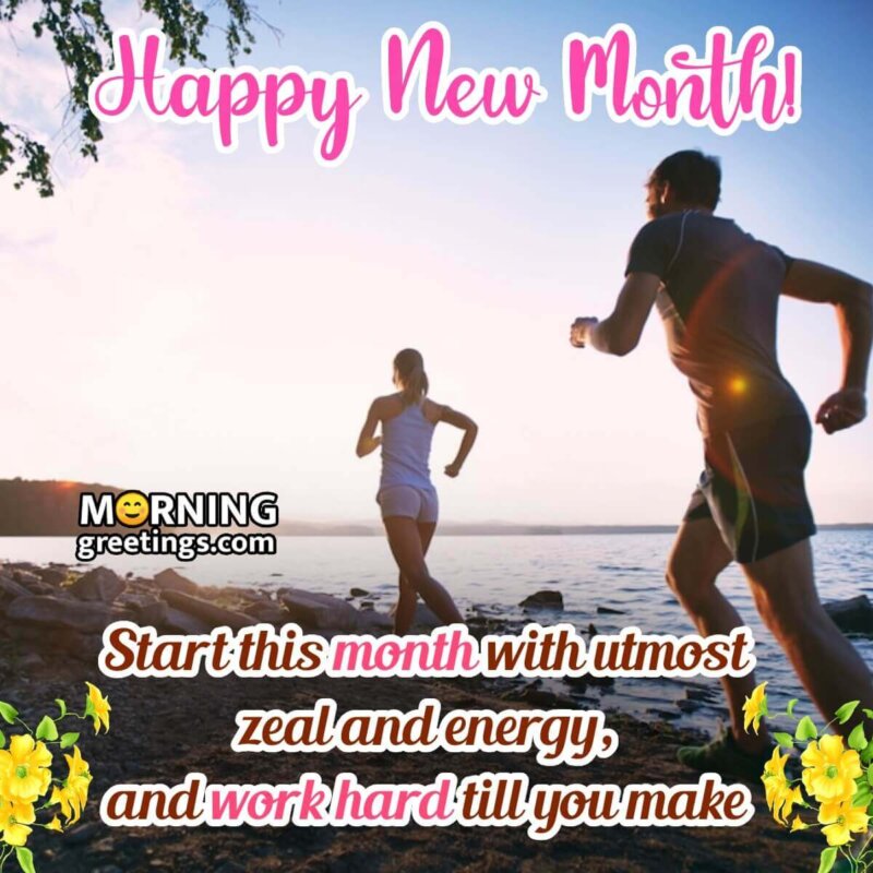 Happy New Month Wish Picture