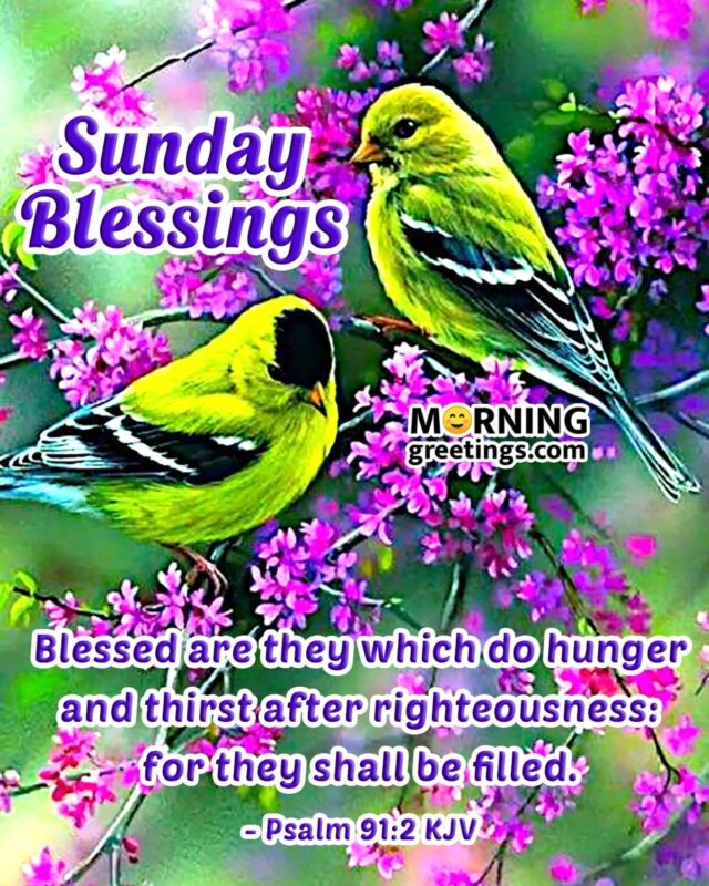 Sunday Blessings Bible Quote