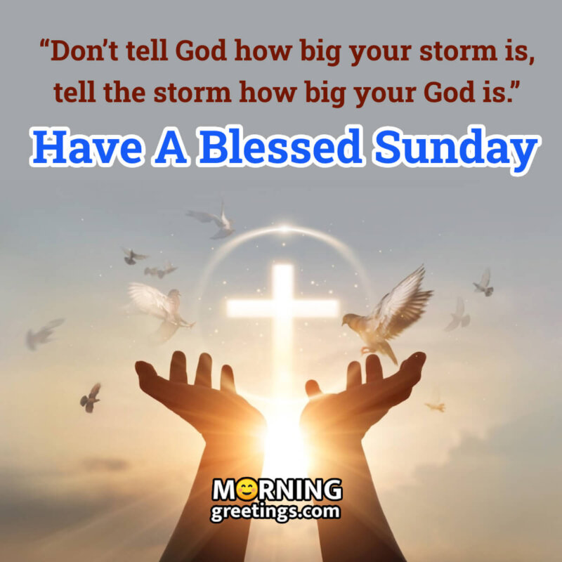 50 BEST SUNDAY BLESSING QUOTES - Morning Greetings – Morning ...