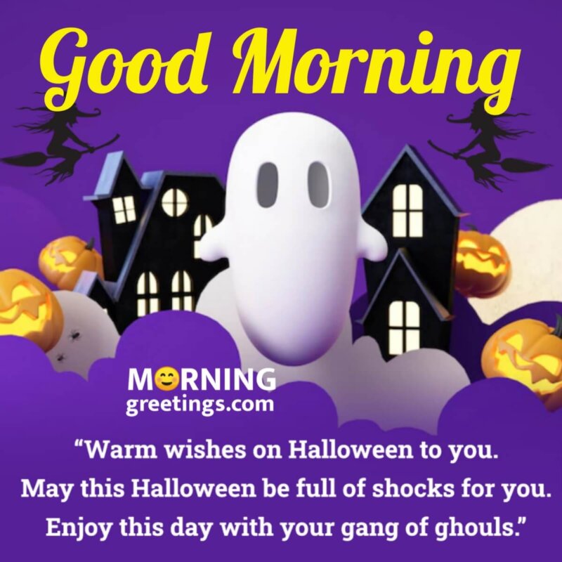 Good Morning Halloween Wishes