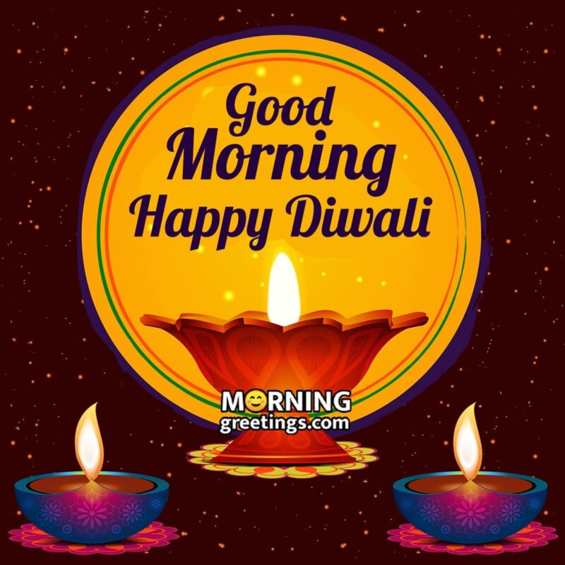 Good Morning Happy Diwali Photo