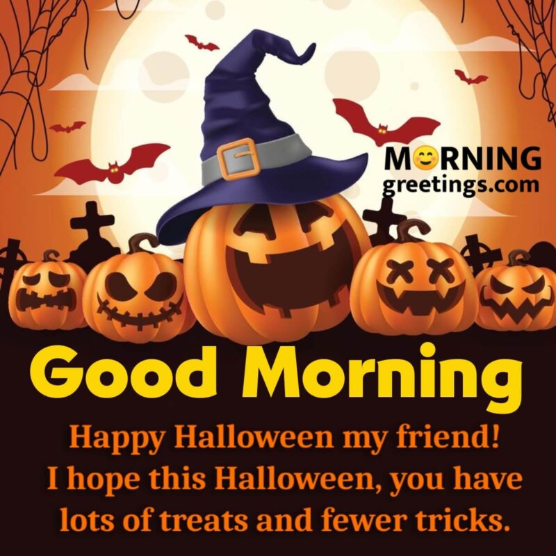 Good Morning Happy Halloween Wish