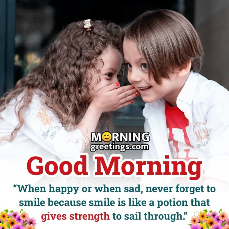 Good Morning Smile Message