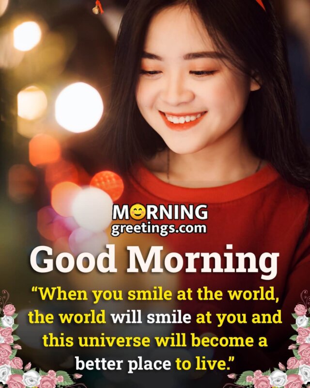 Good Morning Smile Messages