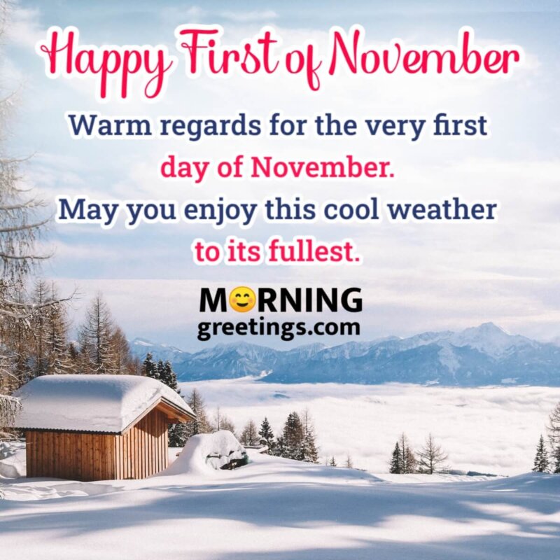 Happy First Day Of November