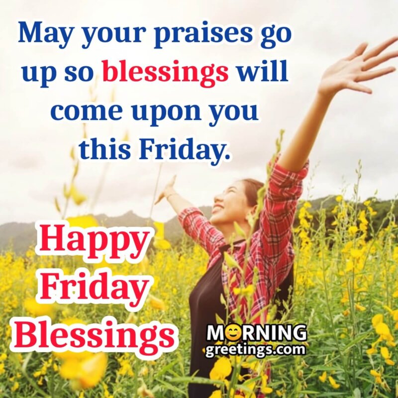 Happy Friday Blessings Image