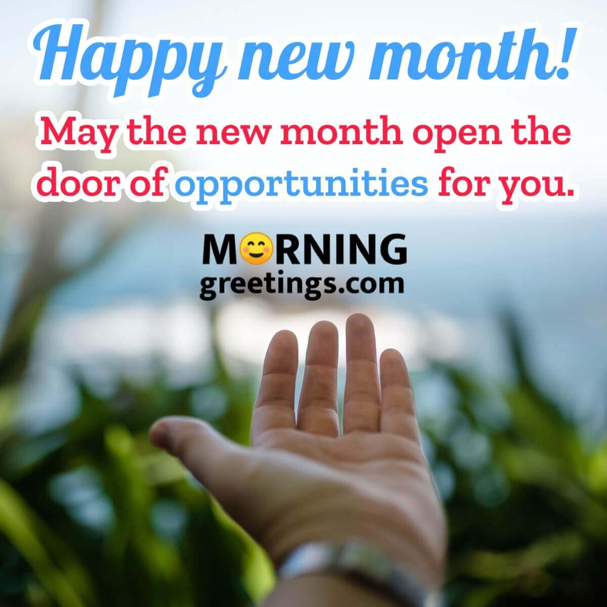 Happy New Month Wish Photo