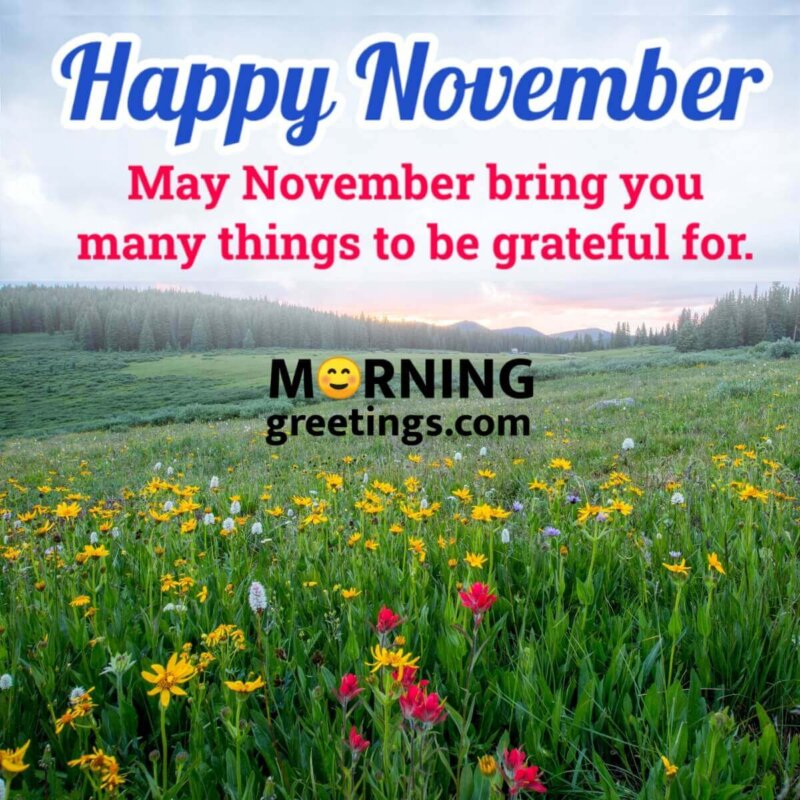 Happy November Wish Image