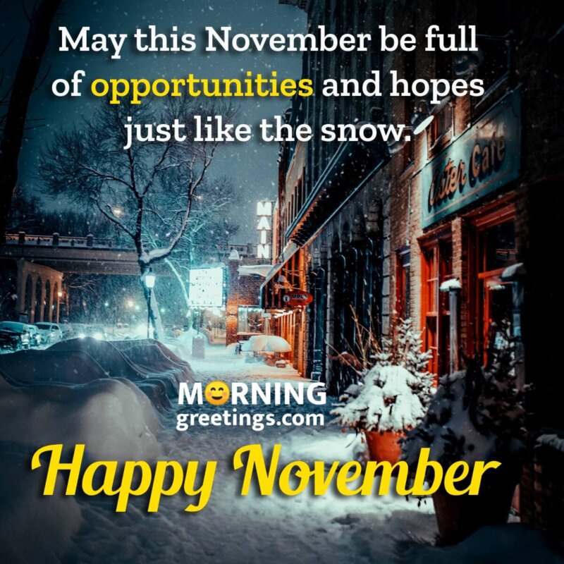 Happy November Wish