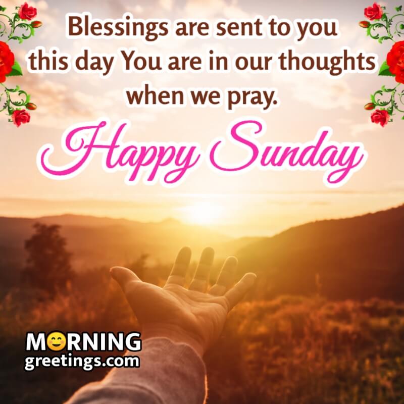 Happy Sunday Blessings Thought