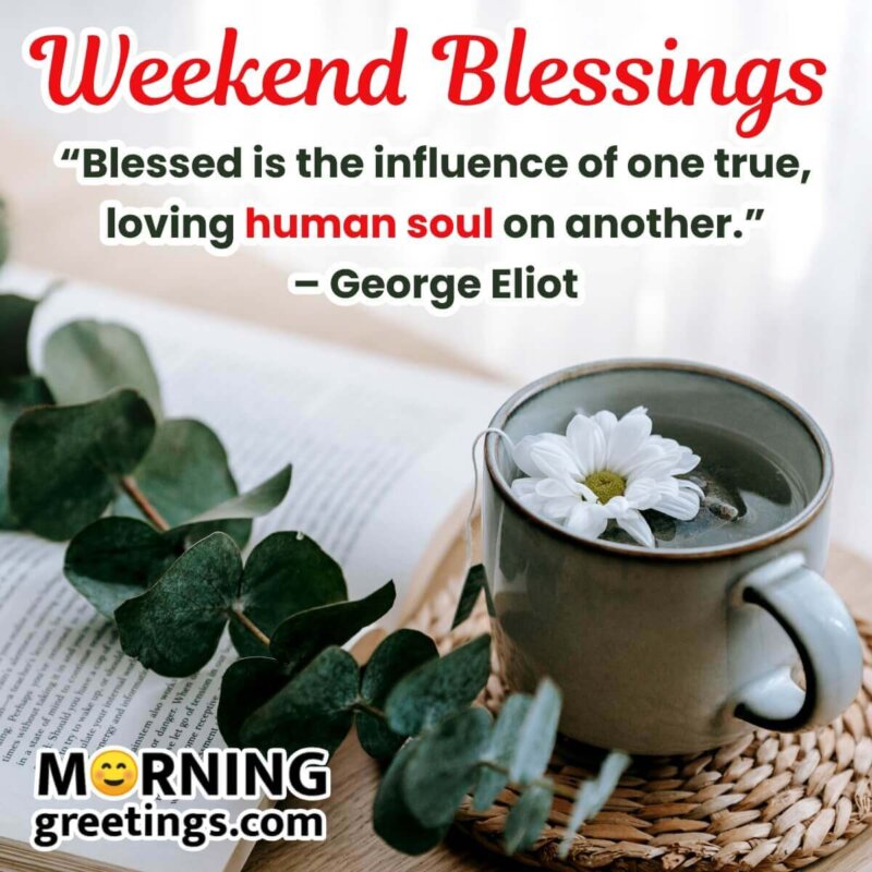 Happy Weekend Blessings Quote Image