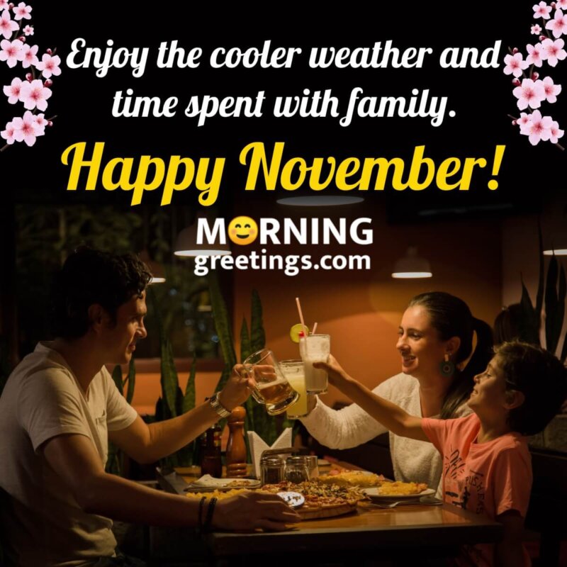 Wonderful Happy November Status Picture