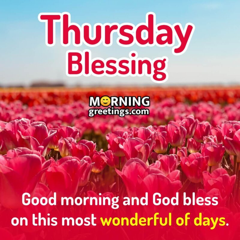 Wonderful Thursday Inspirational Blessings