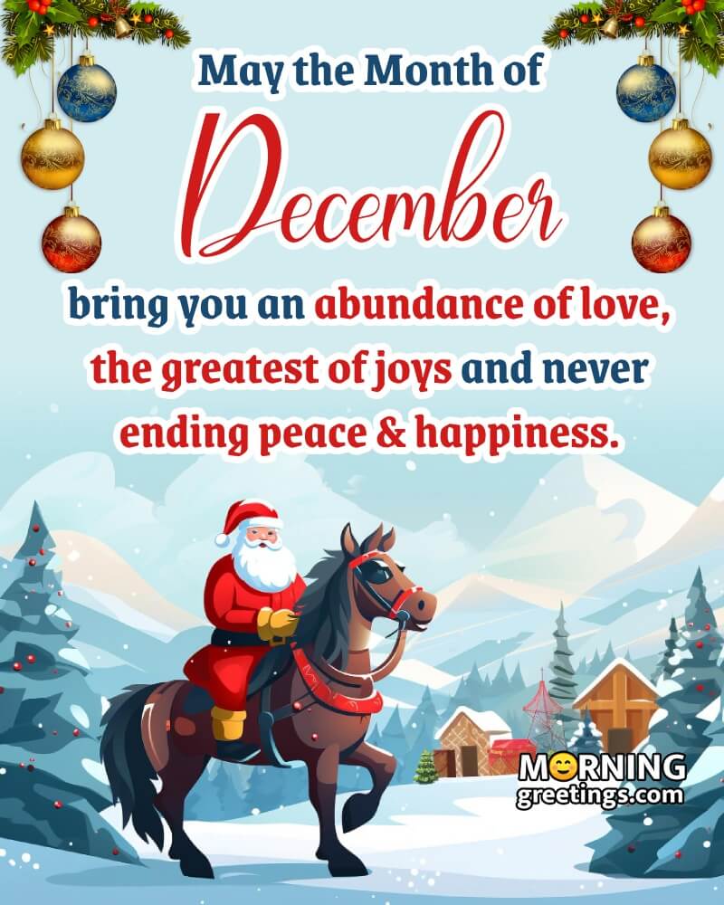 December Month Wish Image
