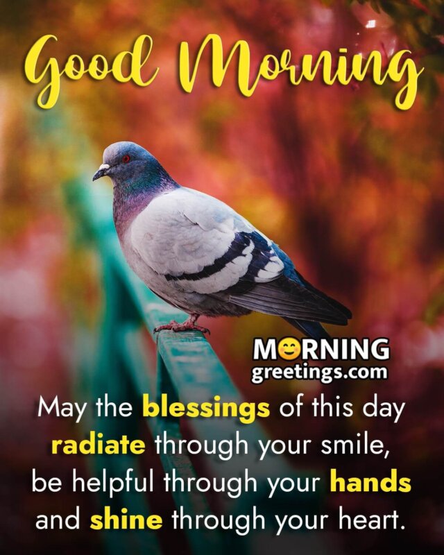 Good Morning Blessing Of The Day