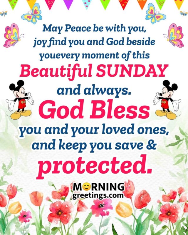 Beautiful Sunday Wish Image