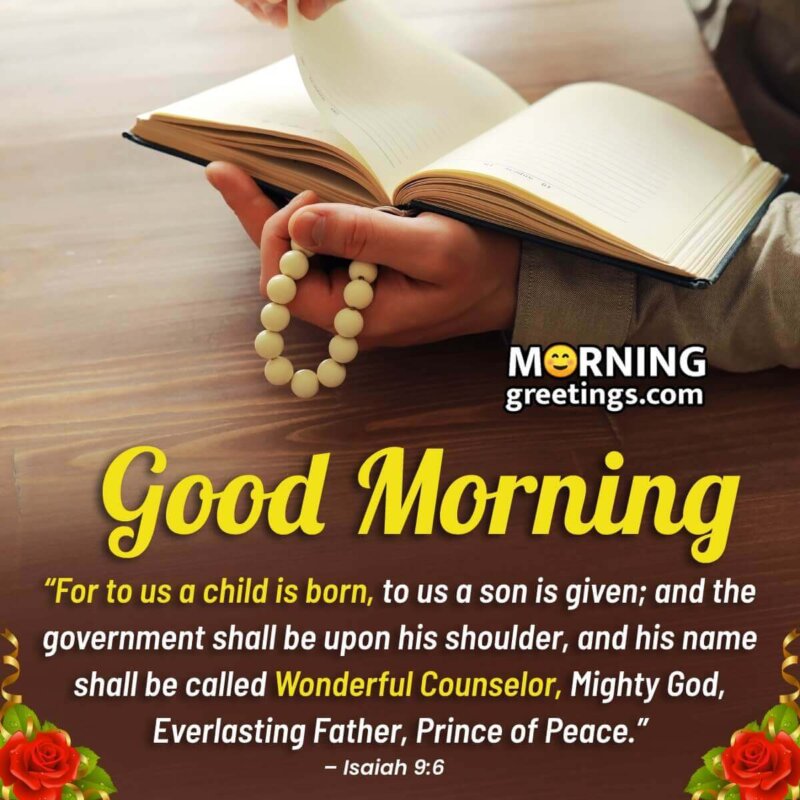 Good Morning Christmas Bible Verses