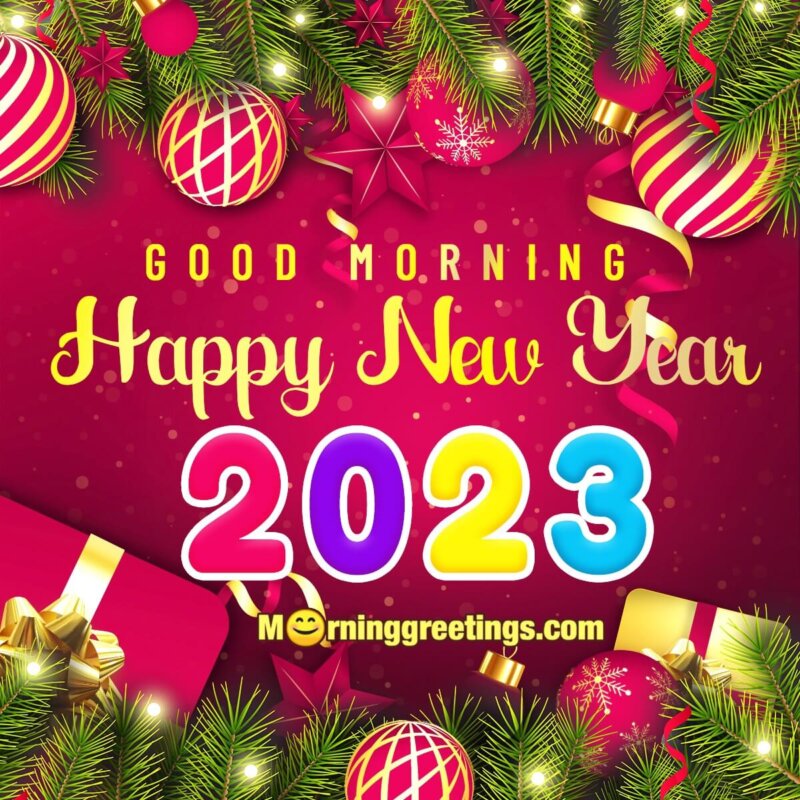 Good Morning Happy New Year 2023 Image
