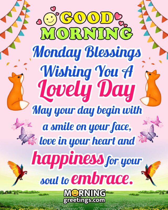 50 Best Monday Morning Quotes Wishes Pics - Morning Greetings ...
