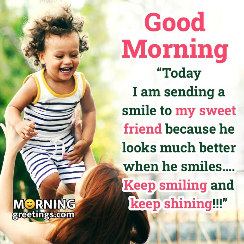 Good Morning Smile Wish For Him