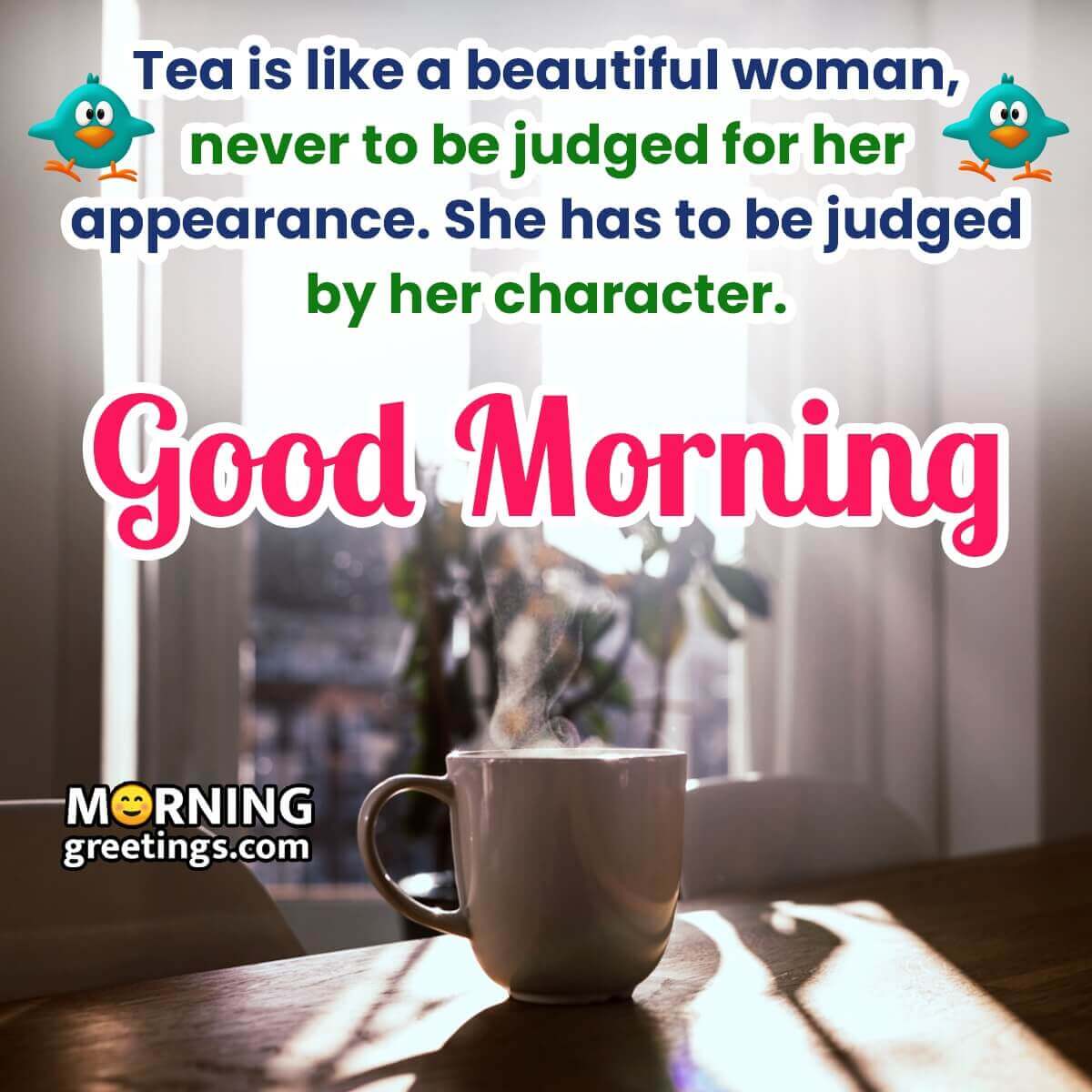 Good Morning Tea Whatsapp Status Image