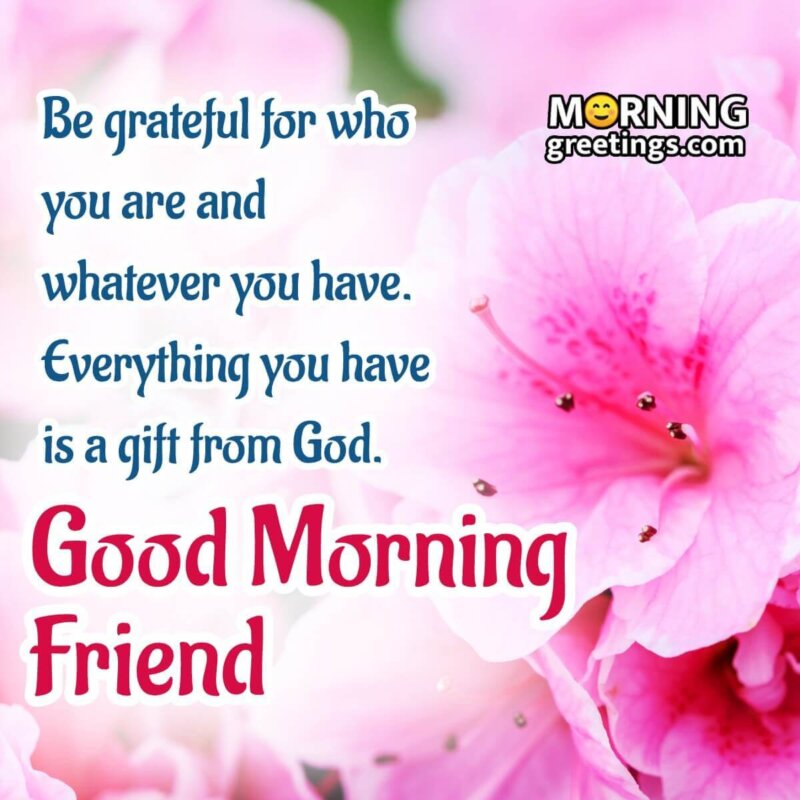 Spiritual Good Morning Message Image For Friend