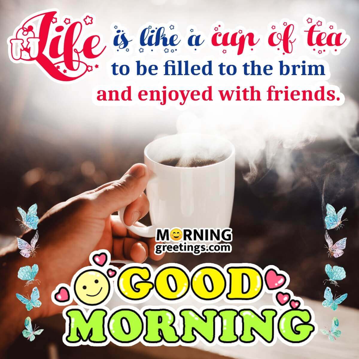 Sweet Tea Good Morning Quote Image