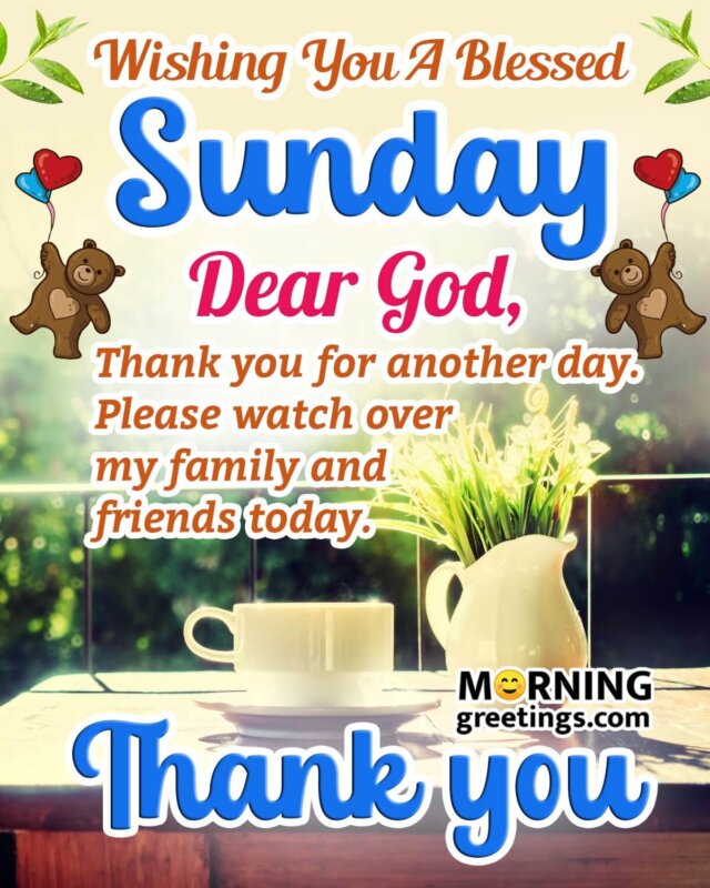 Blessed Sunday Wish Image