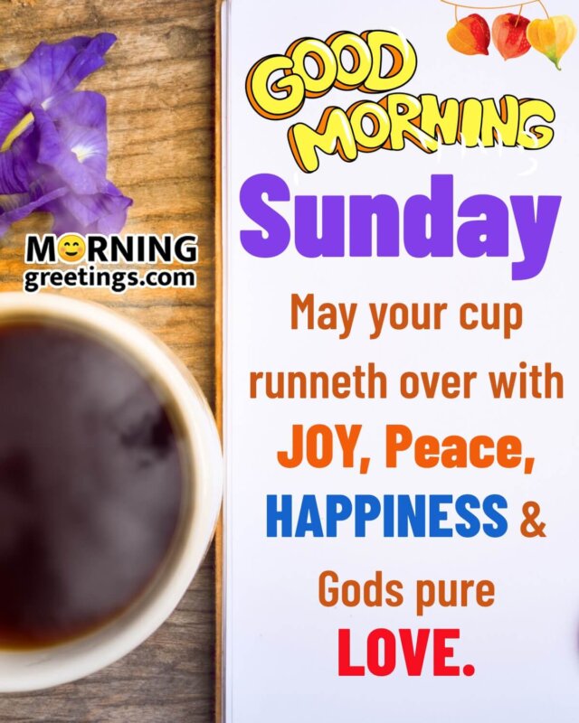 Good Morning Sunday Wish