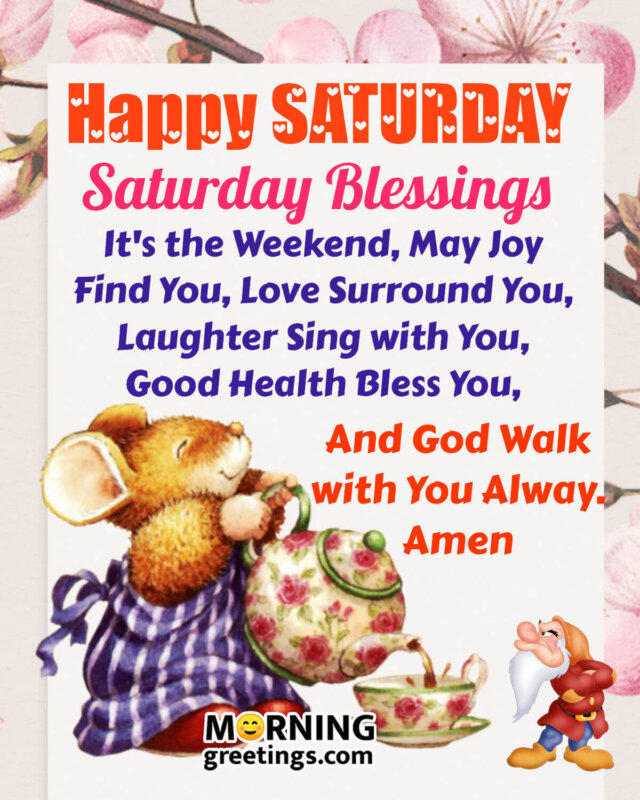 Happy Saturday Blessing Quote