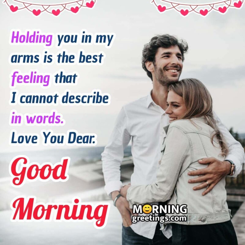 Good Morning Hug Message Pic