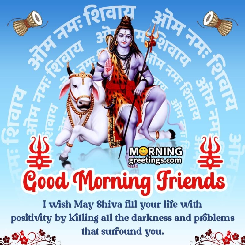 Good Morning Shiva Wish For Friends