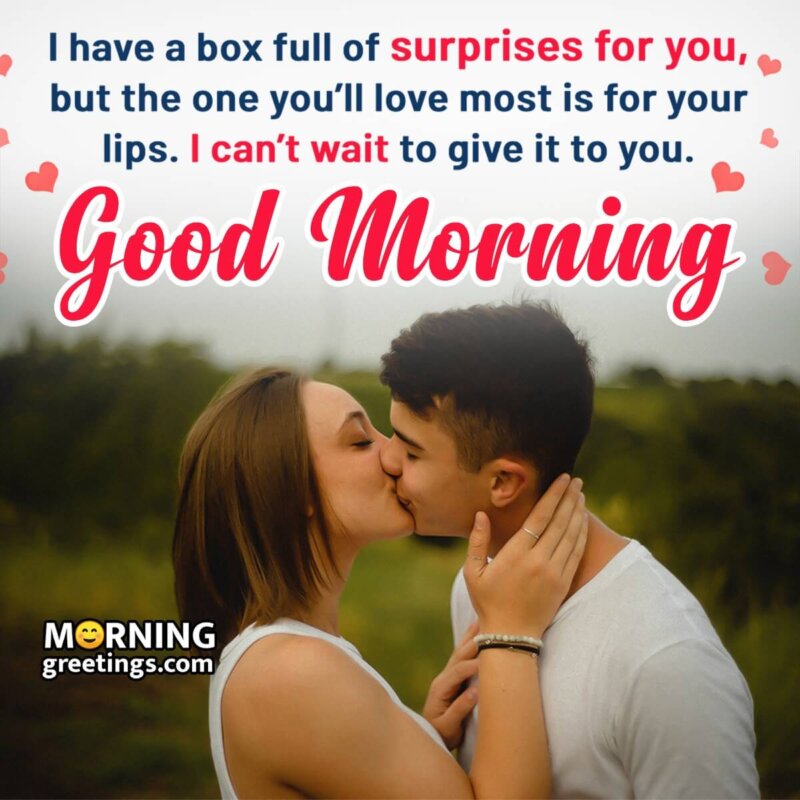 Romantic Good Morning Kiss