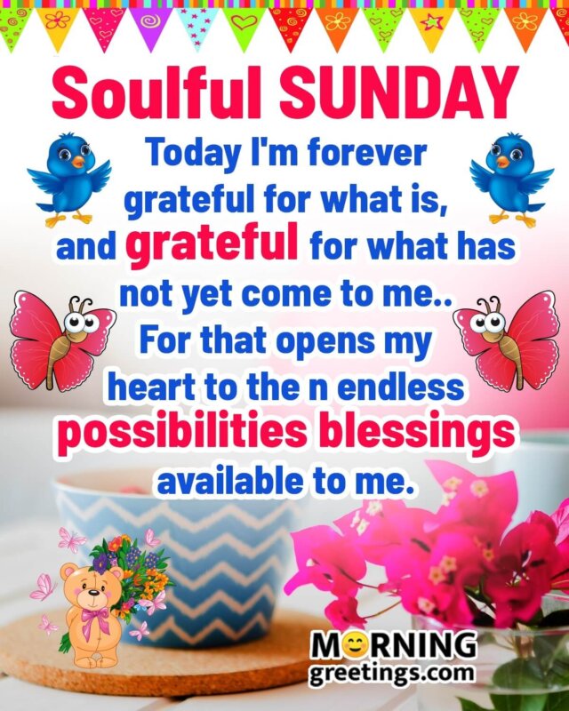 Soulful Sunday Blessings